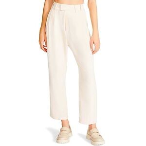 Steve Madden Farmer’s Market Pants, Ivory Straight Leg Women's Pants Sz 10 NEW!